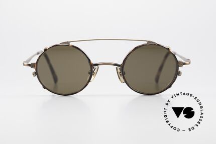 Freudenhaus Tori Small Round Frame Clip On, costly frame, top notch craftsmanship (from Japan), Made for Men and Women