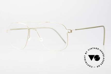 Lindberg Mikkel Air Titan Rim Men's Glasses Square Aviator, striking designer eyeglasses: "square aviator style"!, Made for Men