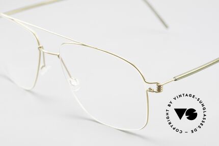 Lindberg Mikkel Air Titan Rim Men's Glasses Square Aviator, high-end, stylish & really innovative: grade 'vintage', Made for Men