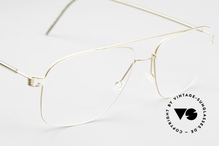 Lindberg Mikkel Air Titan Rim Men's Glasses Square Aviator, unworn single item; + orig. magnetic case by Lindberg, Made for Men