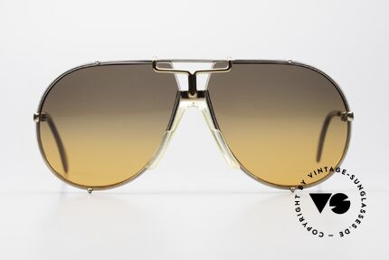 Cazal 901 Targa Design West Germany Aviator Shades, old Original  from app. 1986 in 64/12 mm size, Made for Men and Women
