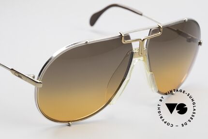 Cazal 901 Targa Design West Germany Aviator Shades, rare bicolored finish (col. 52), collector's item, Made for Men and Women