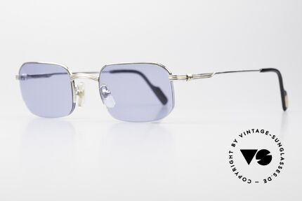 Cartier Broadway Semi Rimless Platinum Frame, costly 'Platine Edition' (frame with platinum finish), Made for Men