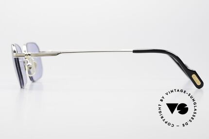 Cartier Broadway Semi Rimless Platinum Frame, NO retro sunglasses; an old original from app. 1999!, Made for Men