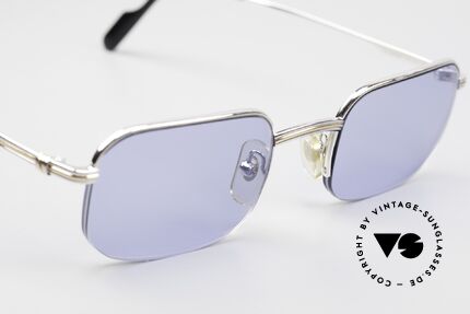 Cartier Broadway Semi Rimless Platinum Frame, new sun lenses could be replaced with prescriptions, Made for Men