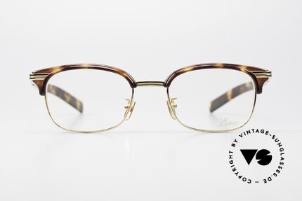 Lunor Combi 95 Combi Titan Frame Gold Plated, succinct mix of titanium and acetate; simply elegant, Made for Men and Women