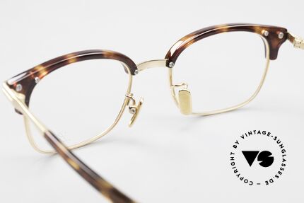 Lunor Combi 95 Combi Titan Frame Gold Plated, the quality frame (unisex style) can be glazed optionally, Made for Men and Women