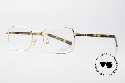 Lunor Prestige I A 02 Fullrim Titan Frame Gold Plated, German design meets Japanese 'titan' craftsmanship, Made for Men