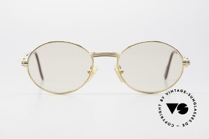 Cartier Saint Honore With Changeable Mineral Lenses, precious and timeless design, in SMALL size 49°18, Made for Men and Women