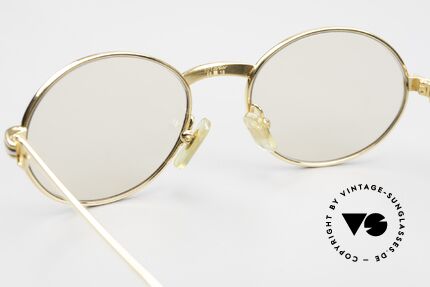 Cartier Saint Honore With Changeable Mineral Lenses, the 22ct GOLD-plated frame can be glazed optionally, Made for Men and Women