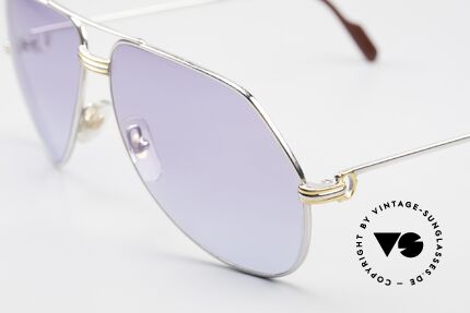 Cartier Vendome LC - L Platinum Sunglasses Aviator 80s, rare & expensive edition with platinum finish; LUXURY!, Made for Men