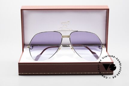Cartier Vendome LC - L Platinum Sunglasses Aviator 80s, NO retro sunglasses, but an authentic vintage ORIGINAL, Made for Men