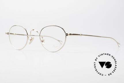 Lunor V 107 Round Panto Frame Bicolor BC, without ostentatious logos (but in a timeless elegance), Made for Men and Women