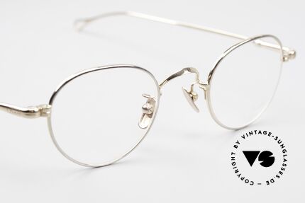 Lunor V 107 Round Panto Frame Bicolor BC, top-notch craftsmanship & timeless PANTO frame design, Made for Men and Women