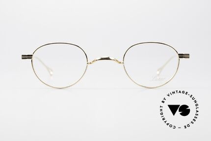 Lunor T2-E-MT GP Round Titan Frame Gold Plated, lightweight and very comfortable (MADE IN JAPAN), Made for Men and Women