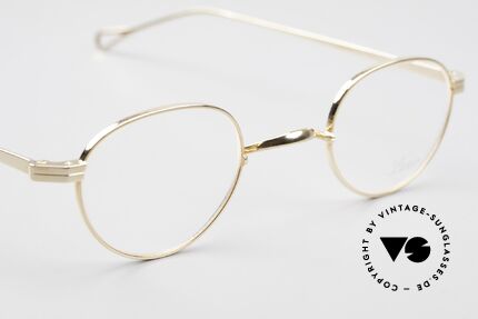 Glasses Lunor T2-E-MT GP Round Titan Frame Gold Plated