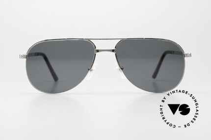 Cartier Titanium T8100943 Aviator Sunglasses Semi Rimless, titanium frame in Large size 58x18, 145mm temple, Made for Men