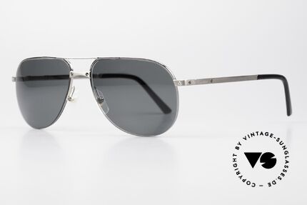 Cartier Titanium T8100943 Aviator Sunglasses Semi Rimless, precious original; semi rimless with Nylor thread, Made for Men