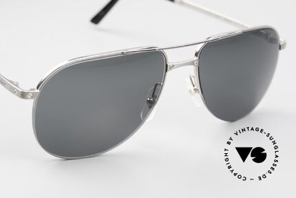 Cartier Titanium T8100943 Aviator Sunglasses Semi Rimless, with new G15 CR39 sun lenses: 100% UV protection, Made for Men