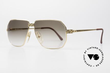 Christian Dior 2391 80's Men's Glasses Gold Plated, exciting metal works at bridge and temple hinges, Made for Men