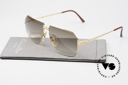 Christian Dior 2391 80's Men's Glasses Gold Plated, NO RETRO sunglasses, but a 30 years old original!, Made for Men