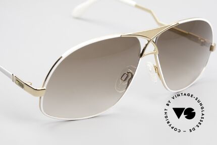 Cazal 737 80's West Germany Cazal Frame, brown-gradient sun lenses (for 100% UV protection), Made for Men