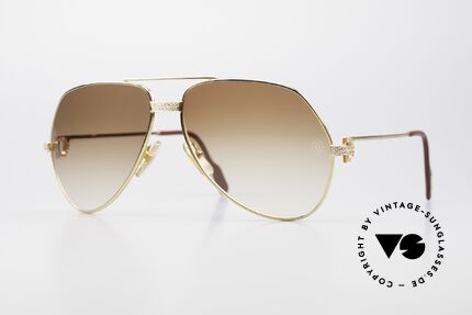 Cartier Grand Pavage Jewel Sunglasses Solid Gold, this is the right vintage sunglasses for your luxury watch, Made for Men