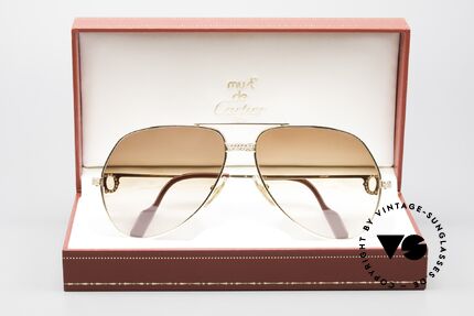 Cartier Grand Pavage Jewel Sunglasses Solid Gold, Size: large, Made for Men