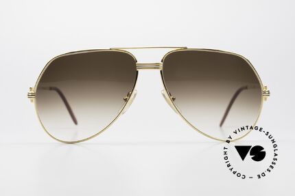 Cartier Vendome LC - L Rare Luxury Sunglasses 1980's, mod. "Vendome" was launched in 1983 & made till 1997, Made for Men
