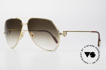 Cartier Vendome LC - L Rare Luxury Sunglasses 1980's, this pair (with L.Cartier decor): LARGE size 62-14, 140, Made for Men