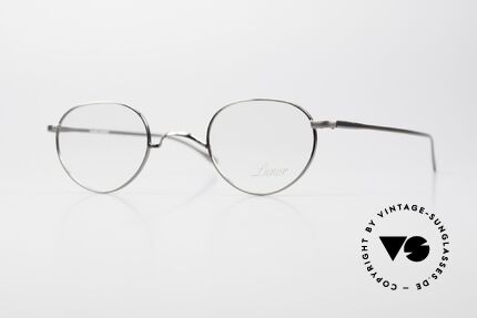 Lunor Club I 501 AS Antique Silver Eyeglasses Panto, vintage panto eyeglasses of the LUNOR 'Club Collection', Made for Men and Women