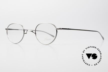 Lunor Club I 501 AS Antique Silver Eyeglasses Panto, lens width = 42mm, lens height = 34mm, bridge = 24mm, Made for Men and Women