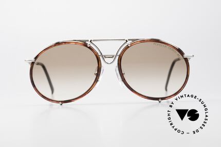Porsche 5661 Classic 90's Shades Round, round model 5661 in SMALL size 52-16, 135 (unisex), Made for Men and Women