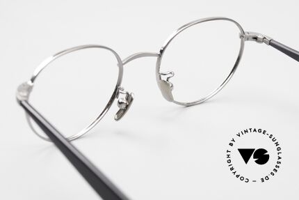 Lunor Cigar 531 AS Antique Silver Frame Panto, full rimmed frame can be glazed with lenses of any kind, Made for Men and Women