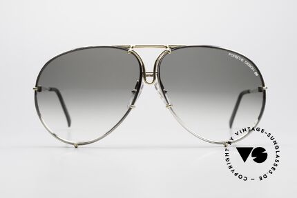Porsche 5621 Old 80's Bicolor Sunglasses, a true sunglass' classic for men: bicolor (gold/silver), Made for Men