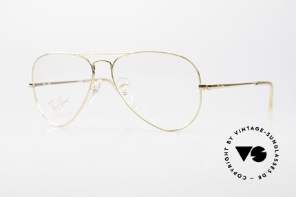 Ray Ban Large Metal B&L USA Glasses Deep Groove, the classic Ray Ban USA eyeglasses par excellence, Made for Men and Women