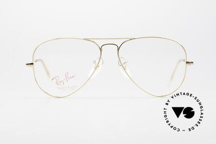 Ray Ban Large Metal B&L USA Glasses Deep Groove, legendary aviator design in best quality (high-end), Made for Men and Women