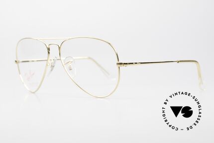 Ray Ban Large Metal B&L USA Glasses Deep Groove, made in the 80's and 90's by Bausch&Lomb, U.S.A., Made for Men and Women