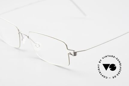 Lindberg Flemming Air Titan Rim Square Titanium Frame Unisex, extremely strong, resilient and flexible (and 3g only!), Made for Men and Women