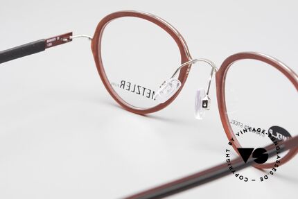 Metzler 5050 Panto Eyeglasses Flexible Frame, the frame can be glazed with optical (sun) lenses, Made for Men and Women