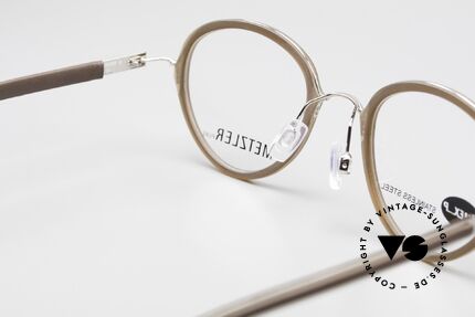 Metzler 5050 Panto Eyeglasses Women & Men, the frame can be glazed with optical (sun) lenses, Made for Men and Women