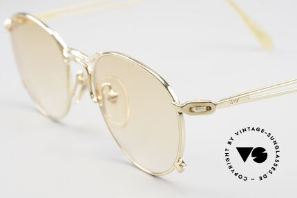 Jean Paul Gaultier 55-2177 Gold Plated Designer Shades, top-notch craftsmanship (made in Japan) from 1996/97, Made for Men and Women