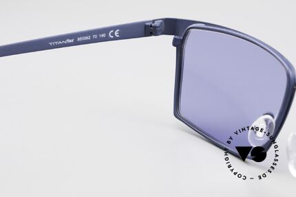 Eschenbach Titanflex 850082 Brilliant Vintage Men's Shades, unworn 90's frame can be glazed with optical lenses, Made for Men