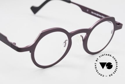 Theo Belgium Asia Round Designer Frame Unisex, unworn; like all our unique Theo eyewear specs, Made for Men and Women