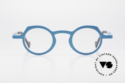 Theo Belgium Asia Designer Frame Ladies & Gents, model ASIA with color 39 (turquoise metallic), Made for Men and Women