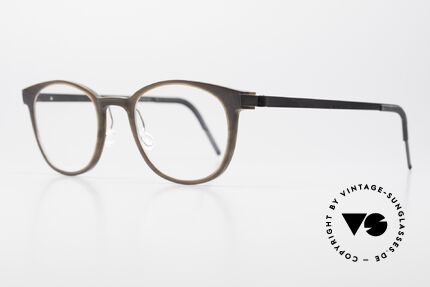 Lindberg Horn 1818 Buffalo Horn Titanium Frame, simply timeless, stylish & innovative: grade 'vintage', Made for Men