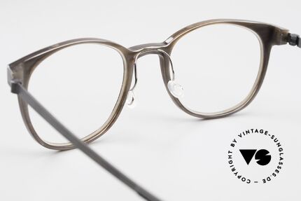 Lindberg Horn 1818 Buffalo Horn Titanium Frame, unworn, with original Lindberg case, cloth & booklet, Made for Men
