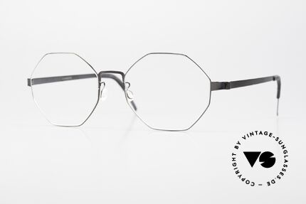 Lindberg 9609 Strip Titanium Women's Men's Glasses Octag Details