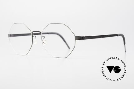 Lindberg 9609 Strip Titanium Women's Men's Glasses Octag, light as a feather but extremely stable & very durable, Made for Men and Women
