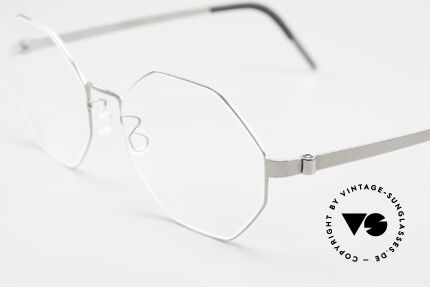 Lindberg 9609 Strip Titanium Octagonal Frame Ladies & Gents, stylish women's glasses and men's eyeglasses likewise, Made for Men and Women
